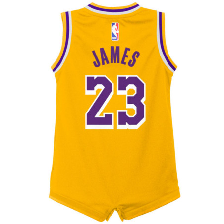 Baby LeBron James Los Angeles Lakers Replica Onesie