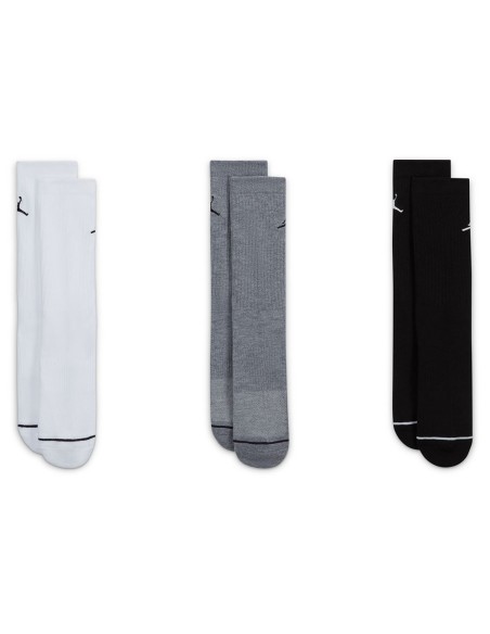 Jordan Acheter Chaussettes Everyday Crew Blanc Gris Noir |24Segons