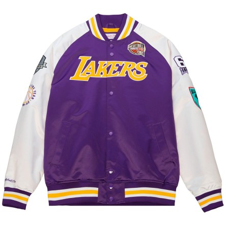 Buy Pau Gasol Los Angeles Lakers HOF N&N Satin Jacket | 24Segons