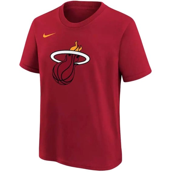 Acquista la maglietta Miami Heat Essential Logo Red Junior | 24Segons