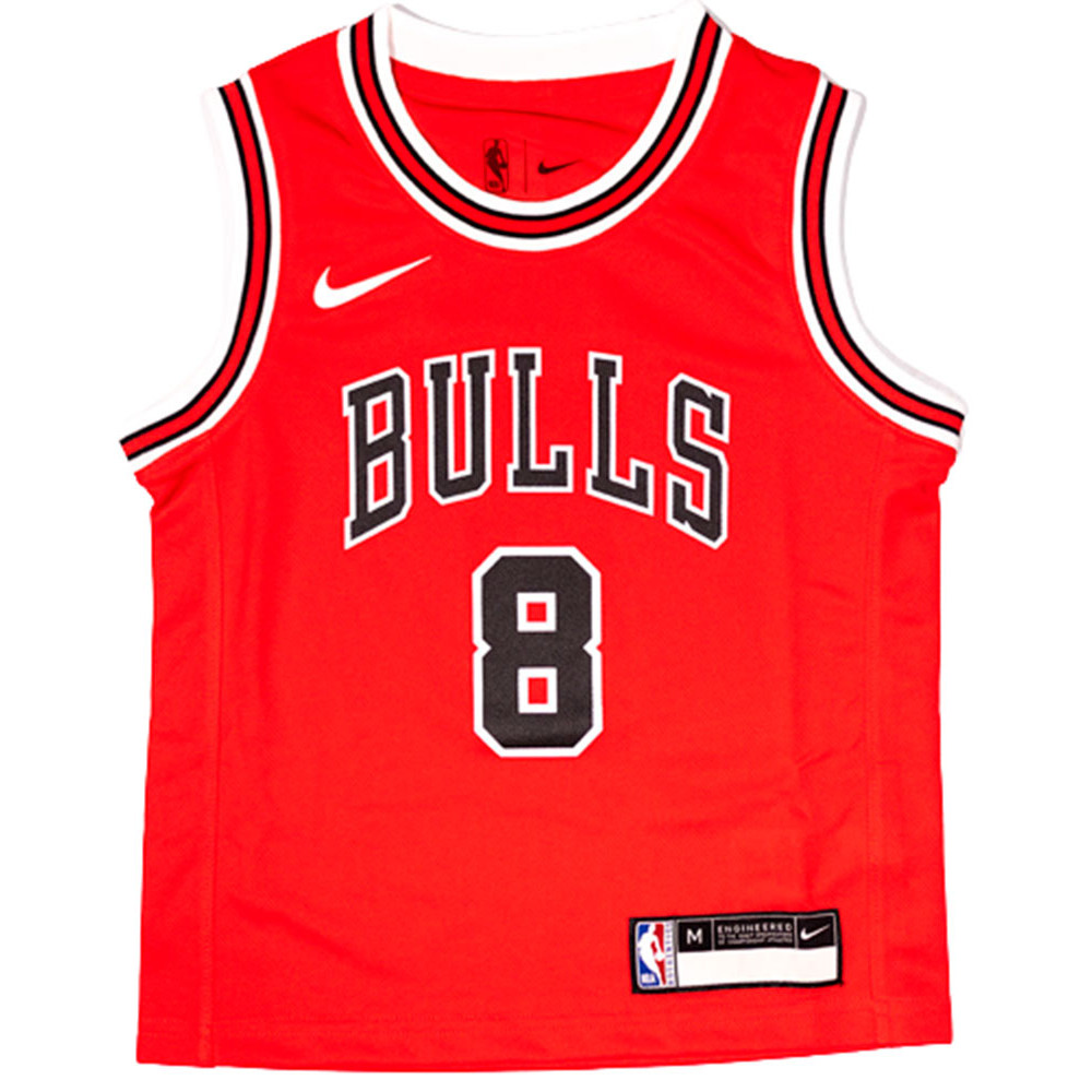 Men's Nike Coby White Red Chicago Bulls 2020/21 Swingman Jersey - Icon Edition