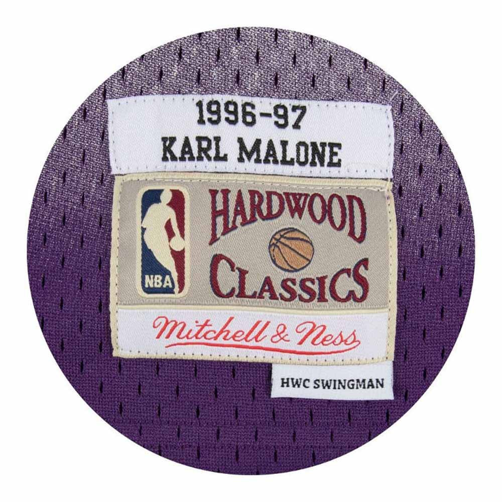 Karl Malone Utah Jazz 96-97 Purple Retro Swingman
