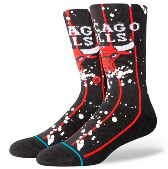 Acheter chaussettes noires Chicago Bulls Overspray | 24Segons