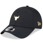 Chicago Bulls Pin Logo 9Forty Black Cap