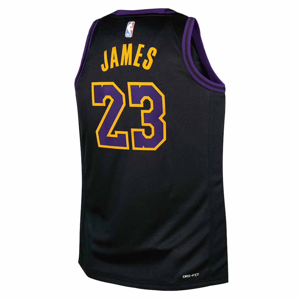 Kids LeBron James Los Angeles Lakers 23-24 City Edition Replica