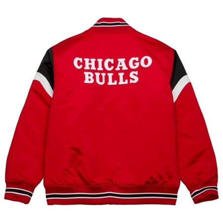 Chaqueta Chicago Bulls NBA Heavyweight Satin Red