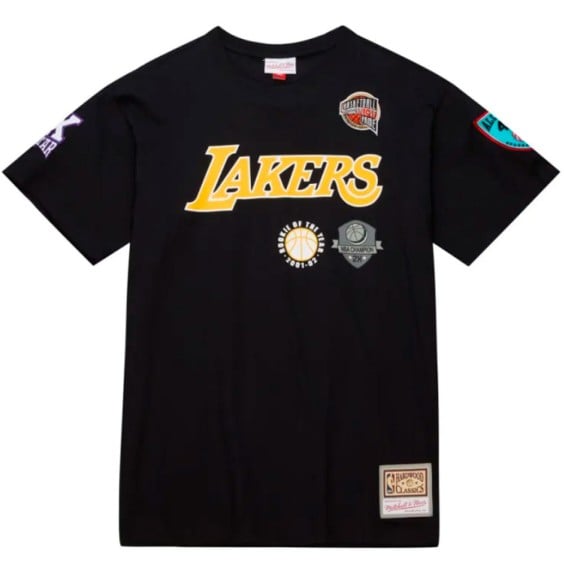 NBA Acquista la T-Shirt Pau Gasol Los Angeles Lakers HOF Black | 24Segons