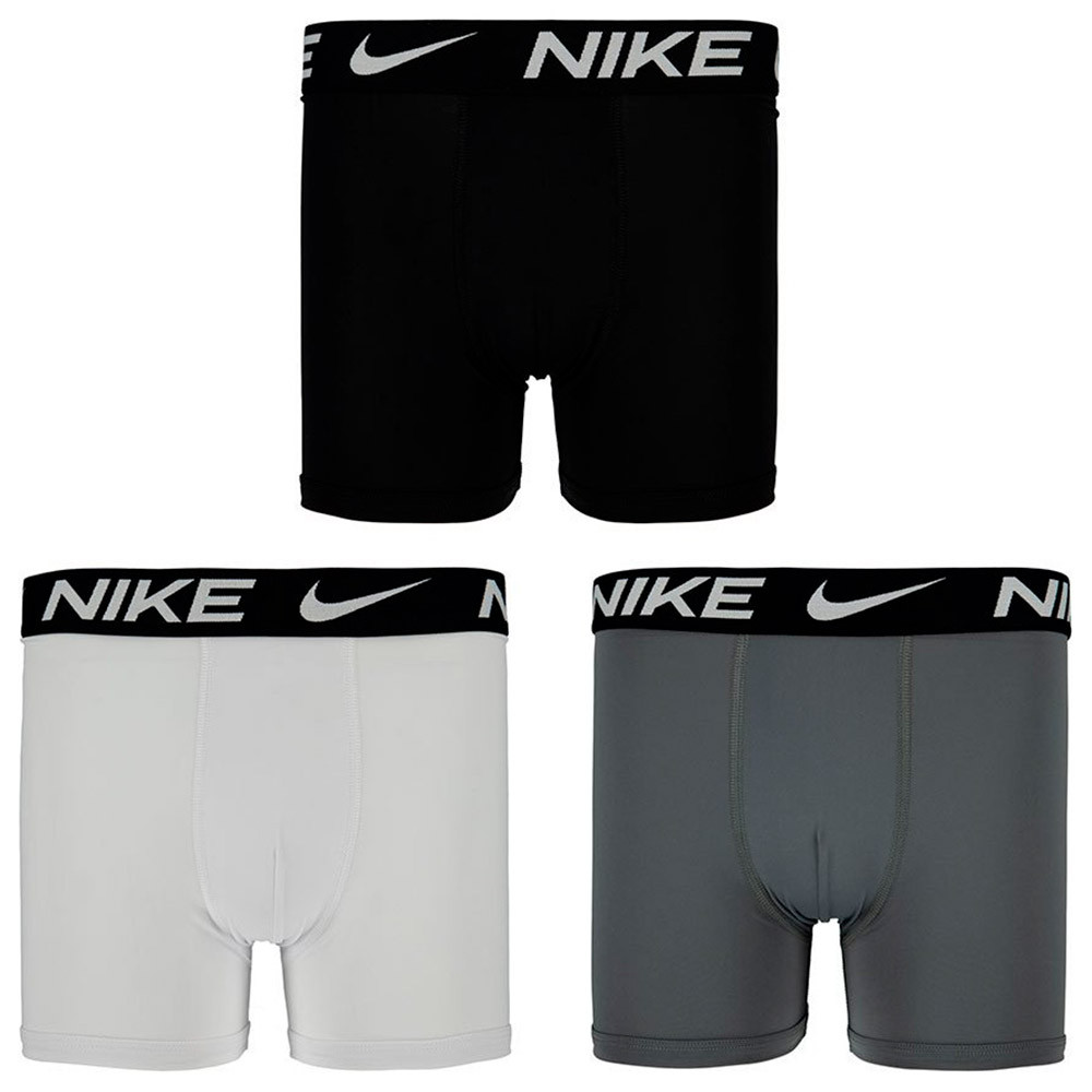 Boxer Junior Nike Essential Micro Black White Grey 3Pk
