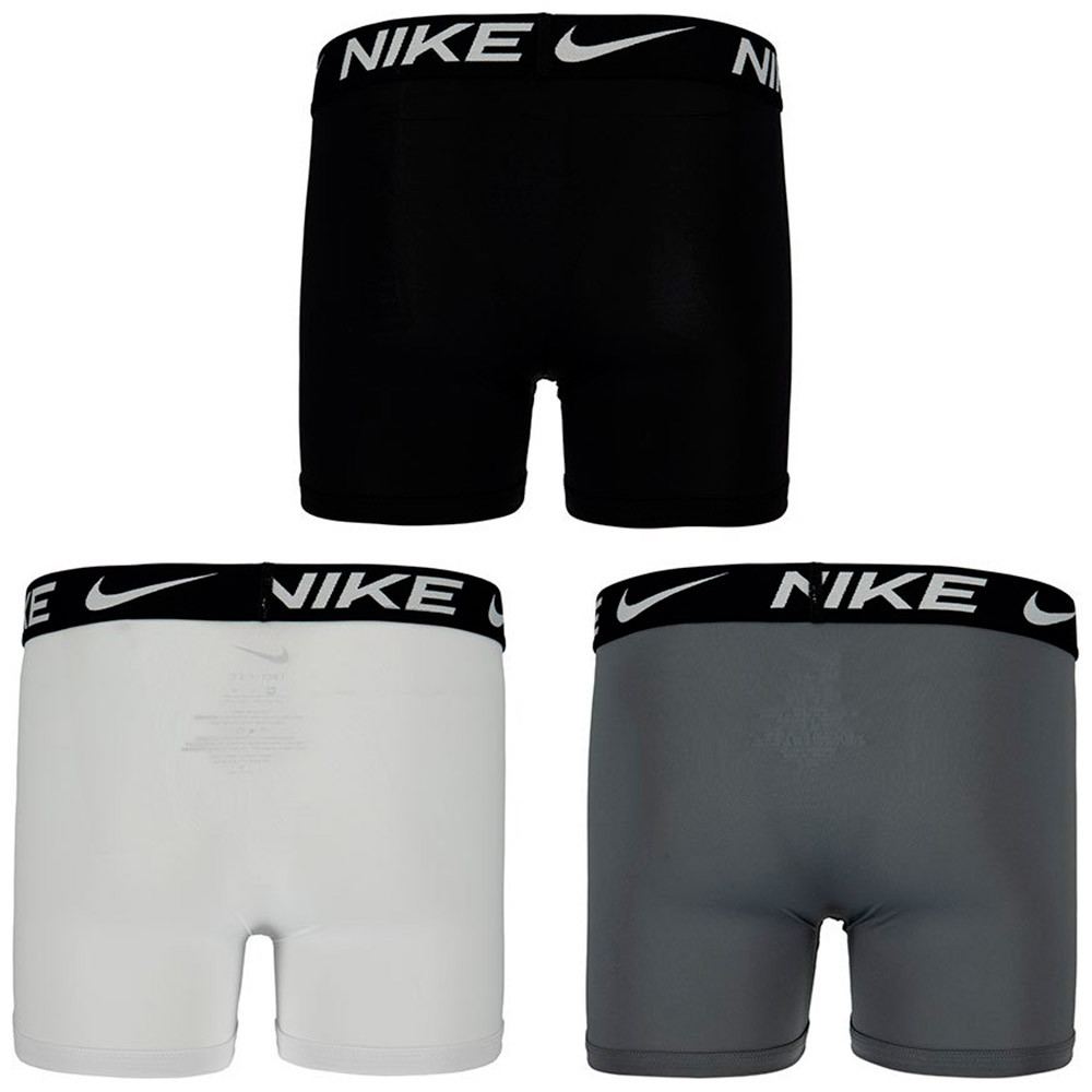 Calzoncillo Boxer Junior Nike Essential Micro Black White Grey 3Pk
