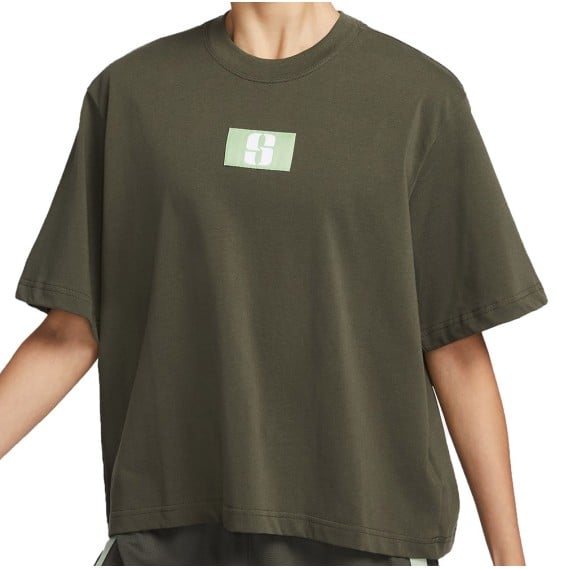 Nike Acquista T-shirt donna Sabrina Boxy Cargo Khaki | 24Segons