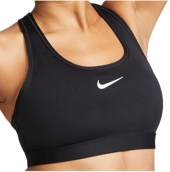 Nike Acquista il reggiseno Swoosh Medium Support Black | 24Segons