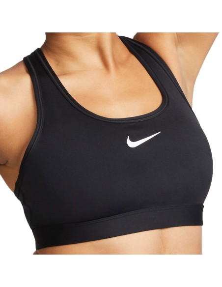 Nike Acquista il reggiseno Swoosh Medium Support Black | 24Segons