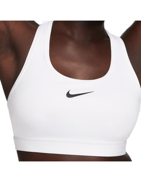 Nike Acquista il reggiseno Swoosh Medium Support White | 24Segons