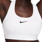 Nike Swoosh Medium Support White Bra