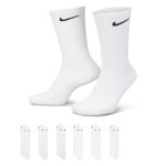 Nike Everyday Cushioned Crew White 6pk Socks
