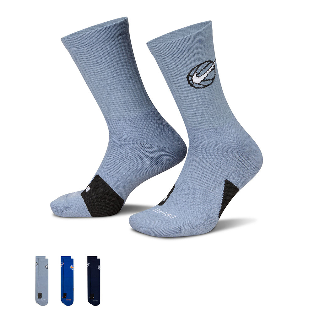 Mitjons Nike Everyday Crew Blue Multicolor Socks 3pk