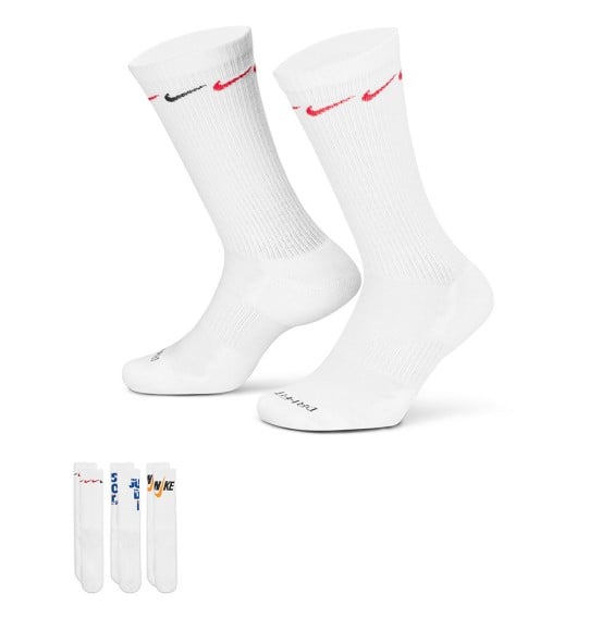 Nike Acquista i calzini Everyday Plus Crew Multi Logo 3Pk | 24Segons