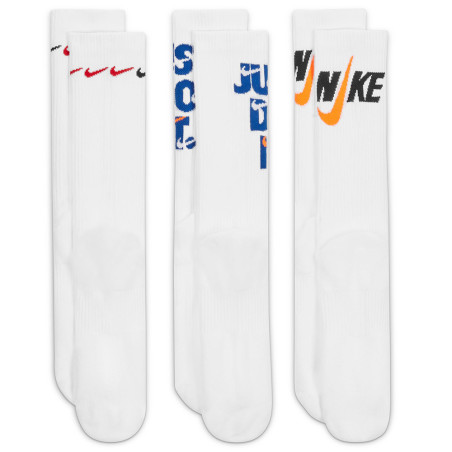 Nike Everyday Plus Crew Multi Logo 3Pk Socks