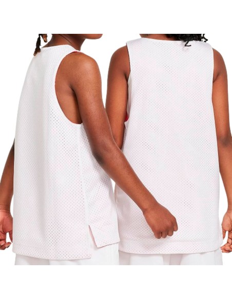 Nike Acquista la T-shirt Culture of Basketball White Red Junior|24Segons