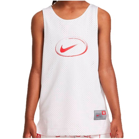 Comprar Samarreta Junior Nike Culture of Basketball White Red|24Segons