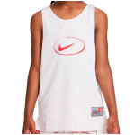 Camiseta Junior Nike Culture of Basketball Reversible White Red