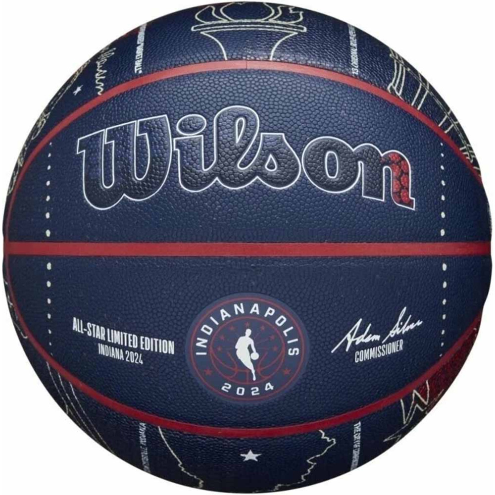 Wilson NBA 2024 All Star Collector Basketball Sz7