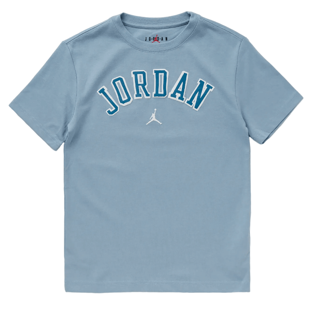 Junior Jordan Flight Heritage Gray Blue T-Shirt