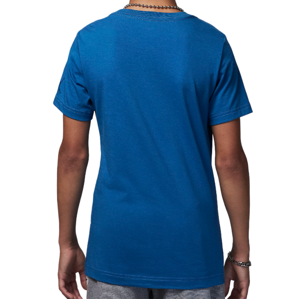 Junior Air Jordan Graphic Industrial Blue T-Shirt