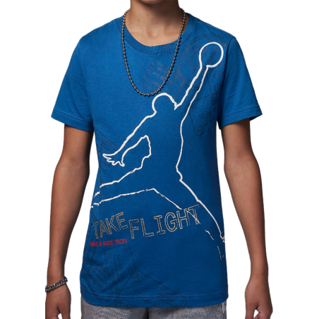 Camiseta jordan flight mvp graphic azul junior