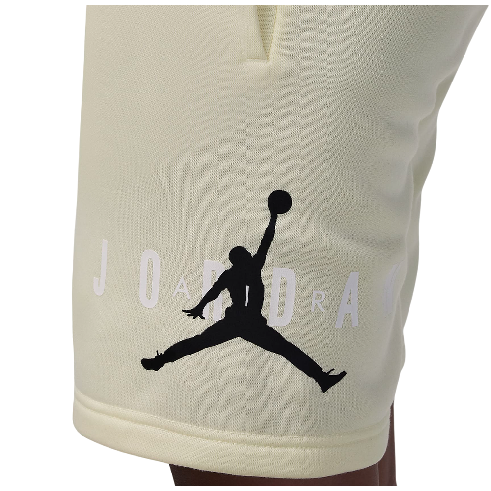 Junior Jordan Jumpman Sustainable Fleece Legend Sand Shorts