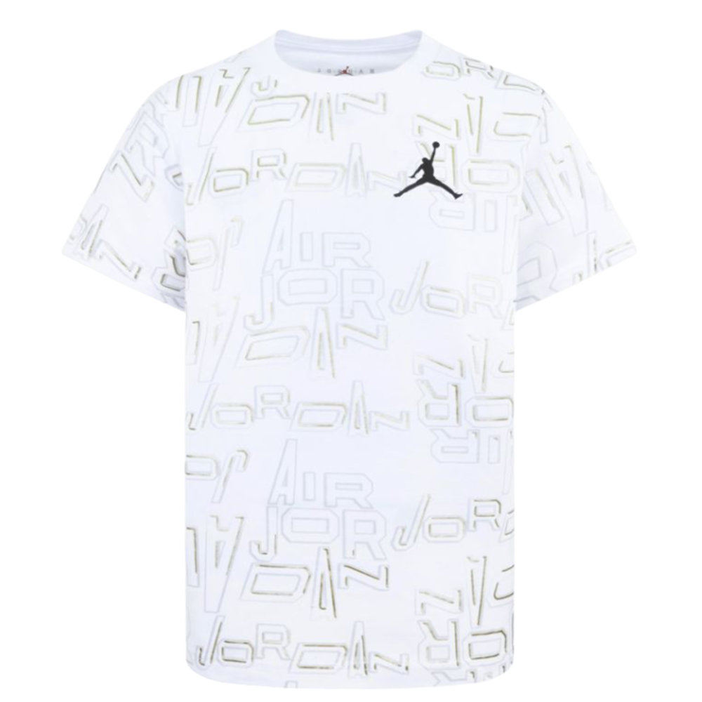 Camiseta Junior Jordan JM Clear Lane White