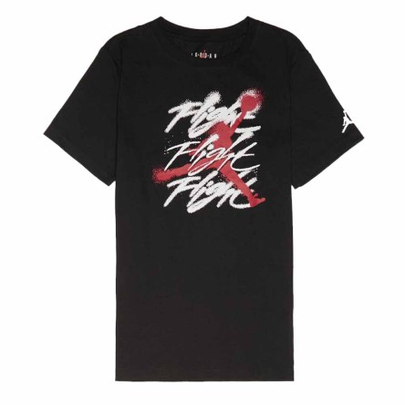 Buy Junior Jordan Flight Spray Black T-Shirt | 24Segons