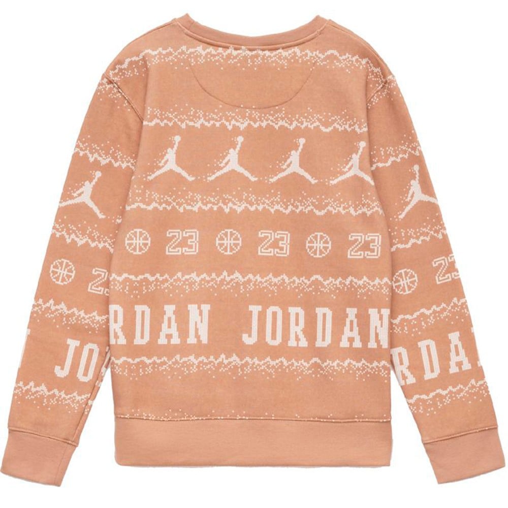 Dessuadora Junior Jordan Holiday Fleece Crewneck Hemp