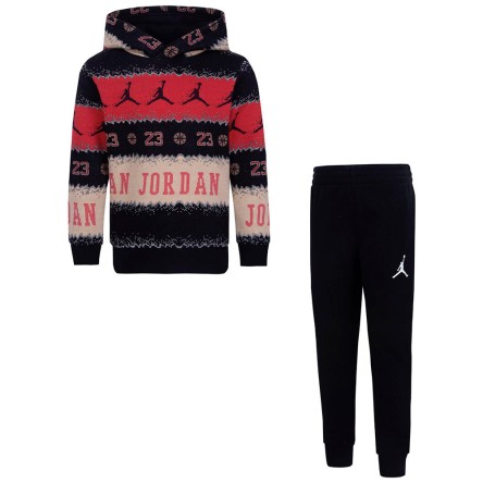 Jordan Acquista la tuta da ginnastica per bambini Essentials Holiday Black | 24Segons