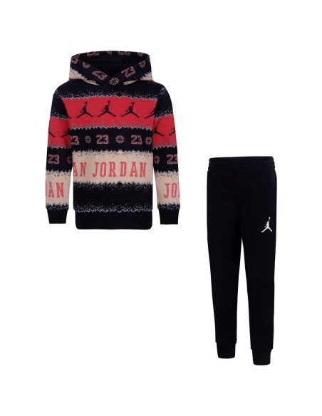 Jordan Acquista la tuta da ginnastica per bambini Essentials Holiday Black | 24Segons