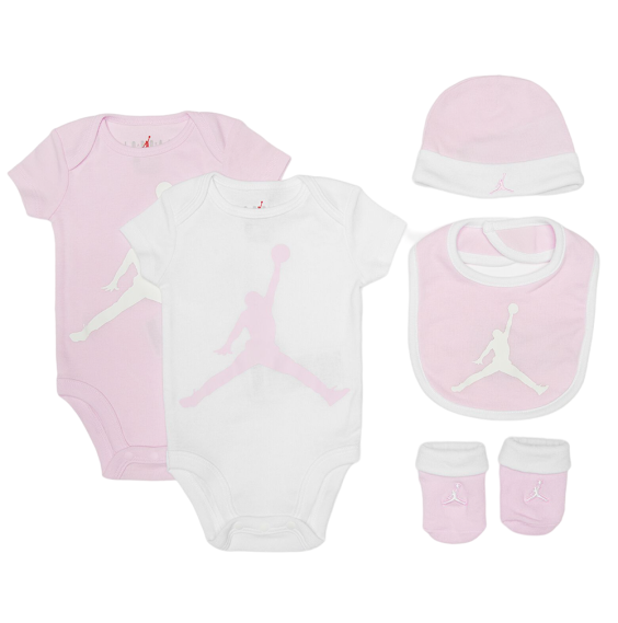 Jordan Buy Body Baby Jersey Box Set 5P White Pink|24Segons