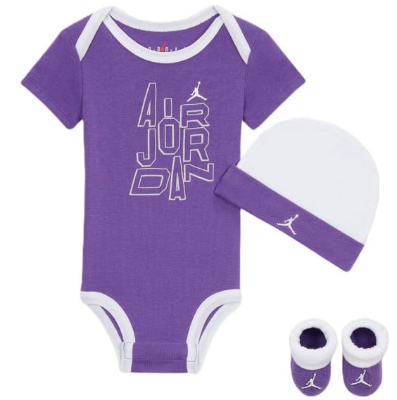 Buy Set Baby Jordan Holiday Shine Purple | 24Segons