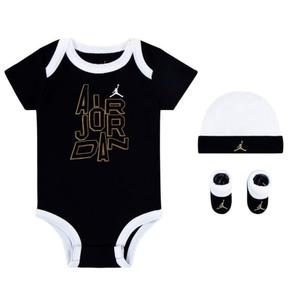 Buy Set Baby Jordan Holiday Shine Black | 24Segons