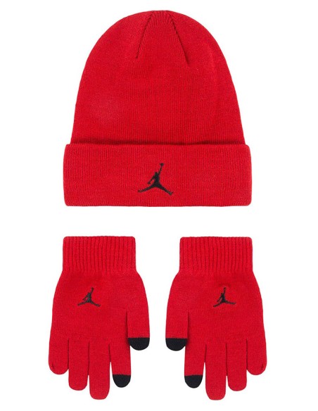 Jordan Comprare Set Cappello Guanti Bambini Essenziale Rosso |24Segoni