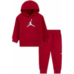 Kids Jordan Fleece Red Set