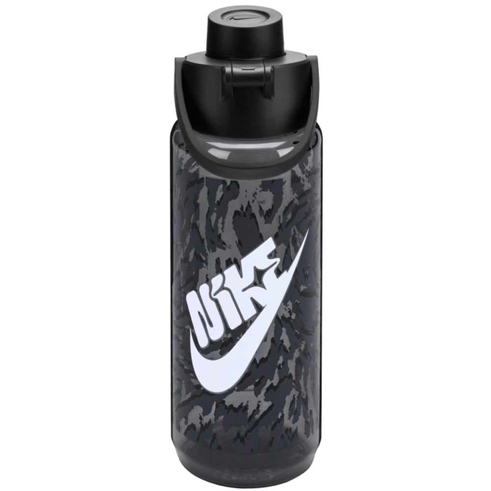 Nike TR Renew Recharge Chug Black Swoosh 24oz Bottle