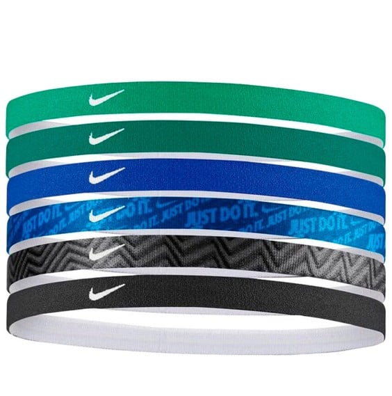 Nike Acheter Bandeaux imprimés Graphique Vert Bleu Noir 6pk|24Segons