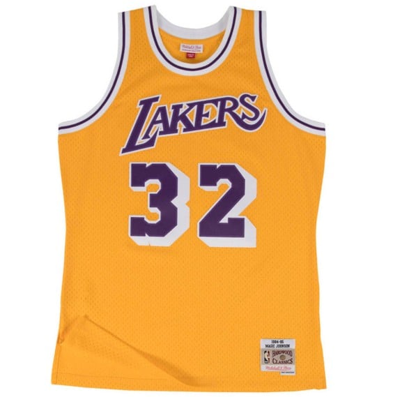 Acquista Magic Johnson Los Angeles Lakers 84-85 Retro Swingman|24Segoni