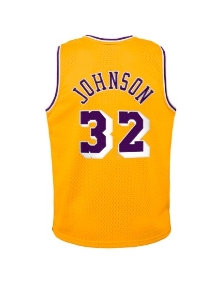 Acquista Magic Johnson Los Angeles Lakers 84-85 Retro Swingman|24Segoni