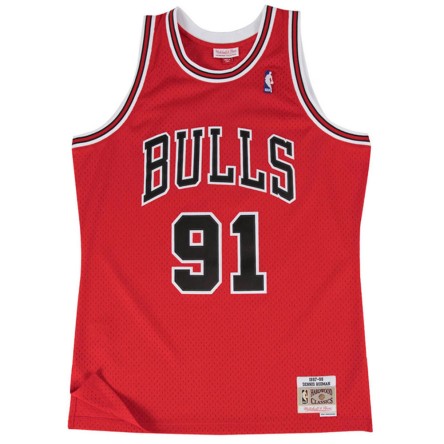 Comprar Dennis Rodman Chicago Bulls 97-98 Red Retro Swingman |24Segons