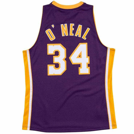 Shaquille O'Neal Los Angeles Lakers 99-00 Purple Retro Swingman