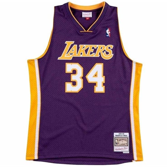 Acheter Shaquille O'Neal Lakers 99-00 Purple Retro Swingman | 24Segons