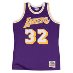 Magic Johnson Los Angeles Lakers 84-85 Purple Retro Swingman