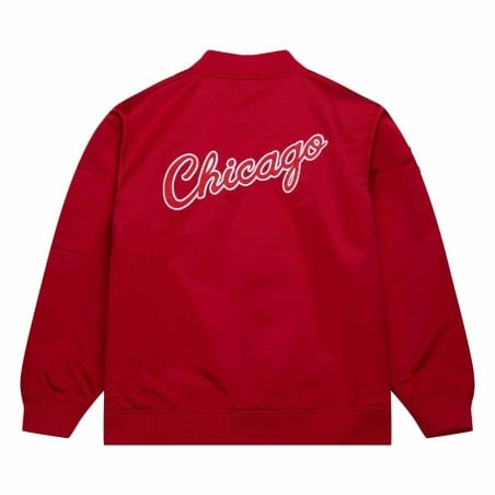 Chicago Bulls NBA Lightweight Satin Bomber Jacket