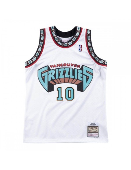 Acquista la Maglietta Mike Bibby Vancouver Grizzlies 98-99 Bianco|24Segoni